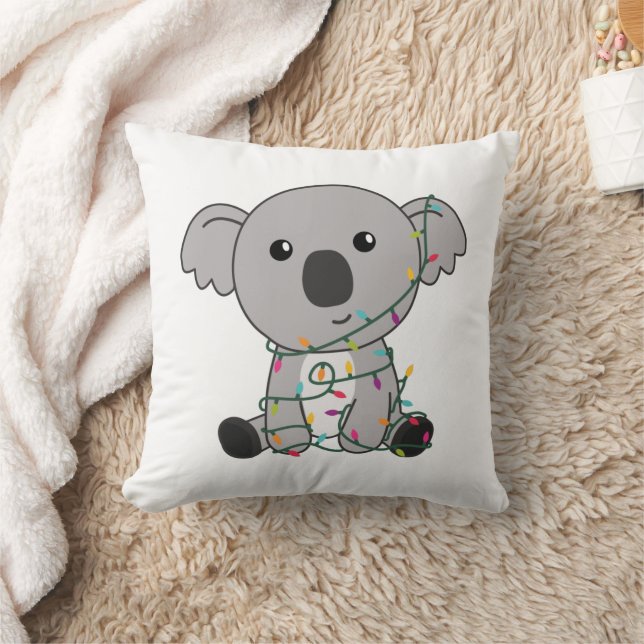 Koala Kerstwinter winterdieren Koalas Kussen (Deken)