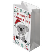 Koala Kerstwinter winterdieren Koalas Small G Klein Cadeauzakje (Voorkant Gekanteld)