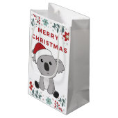Koala Kerstwinter winterdieren Koalas Small G Klein Cadeauzakje (Achterkant Gekanteld)