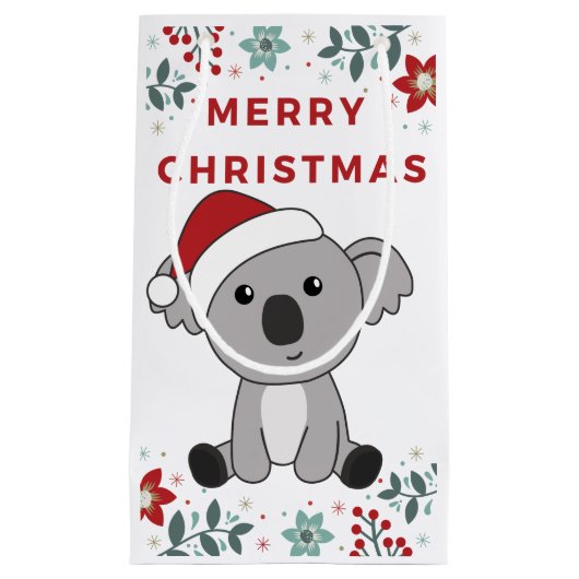 Koala Kerstwinter winterdieren Koalas Small G Klein Cadeauzakje (Voorkant)