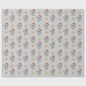 Koala-kerstwinterdieren Koalas-rappelpap Cadeaupapier (Vlak)