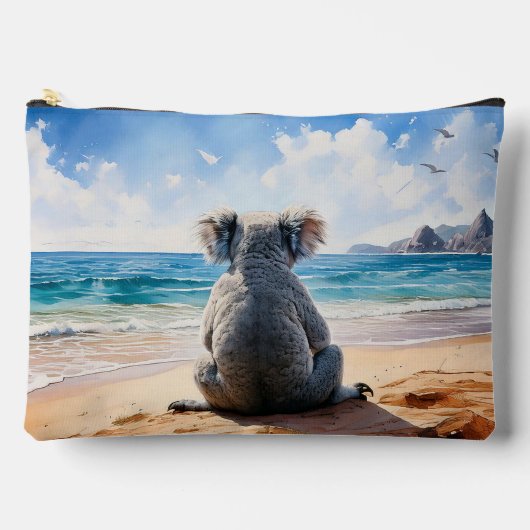Koala kijkt naar de oceaan etui (Voorkant)