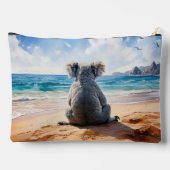 Koala kijkt naar de oceaan etui (Achterkant)