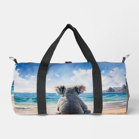 Koala kijkt naar de oceaan plunjezak (Voorkant)