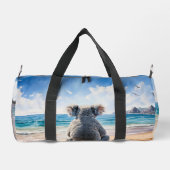 Koala kijkt naar de oceaan plunjezak (Achterkant)