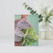 Koala Kindness Quote Briefkaart (Staand voorkant)