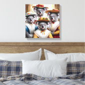 Koala Kleine Vrouwen Canvas Afdruk (Insitu (Slaapkamer))