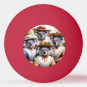 Koala Kleine Vrouwen Pingpongbal (Achterkant)