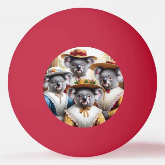 Koala Kleine Vrouwen Pingpongbal (Voorkant)