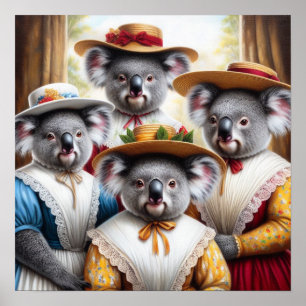 Koala Kleine Vrouwen Poster