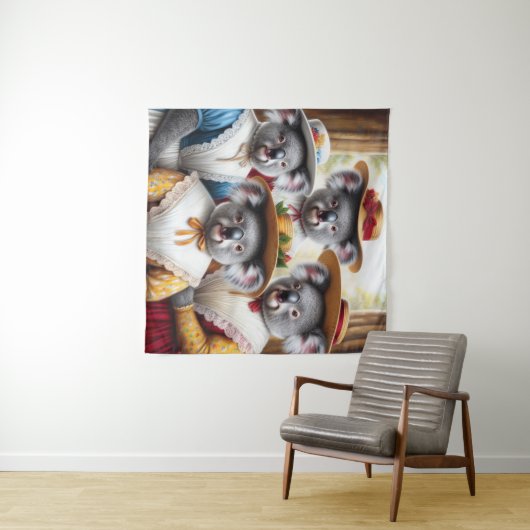 Koala Kleine Vrouwen Wandkleed (In Situ (horizontaal))