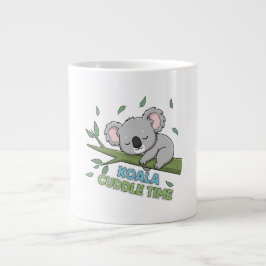 Koala Knuffel Tijd Grote Koffiekop