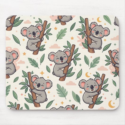 Koala Knuffelboom Muismat (Voorkant)