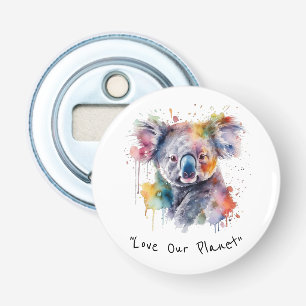 Koala Knuffels in kleur, op maat Button Flesopener