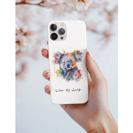 Koala Knuffels in kleur, op maat Case-Mate iPhone Case
