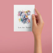 Koala Knuffels in kleur, op maat Feestdagenkaart
