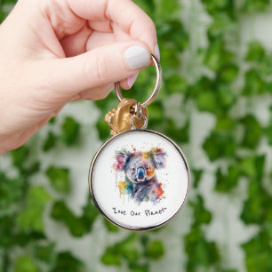Koala Knuffels in Kleur, op maat gemaakt Sleutelhanger