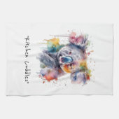 Koala Knuffels in kleur, op maat Theedoek (Horizontaal)