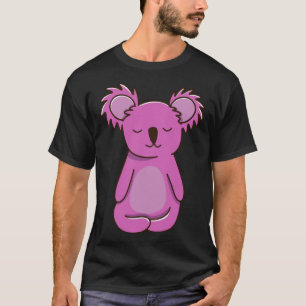 koala koala schattig australie grappige yogahoudin t-shirt
