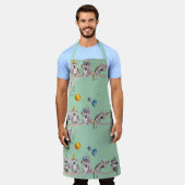 Koala Koala's 'Birthday Party Green Animal Apron' Schort (Gedragen)