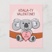 Koala Koality Be Mine Valentijn Briefkaart (Voorkant)
