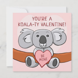 Koala Koality Be Mine Valentijnsdag Kaart