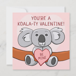 Koala Koality Be Mine Valentijnsdag Kaart