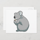 Koala-koffiekop Briefkaart (Voorkant / Achterkant)