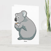 Koala koffiekop kaart (Achterkant)