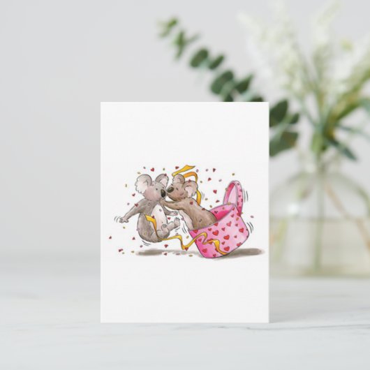 Koala Kouple Briefkaart (Staand voorkant)