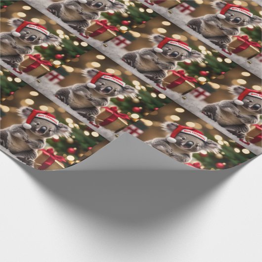Koala Kris Kringle: Christmas Down Under Cadeaupapier (Hoek)
