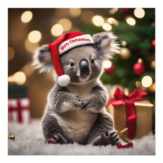 Koala Kris Kringle: Christmas Down Under Foto Afdruk (Voorkant)