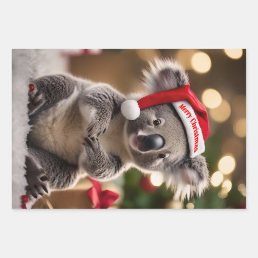 Koala Kris Kringle: Christmas Down Under Inpakpapier Vel (Voorkant 2)
