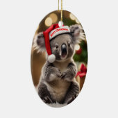 Koala Kris Kringle: Christmas Down Under Keramisch Ornament (Rechts)