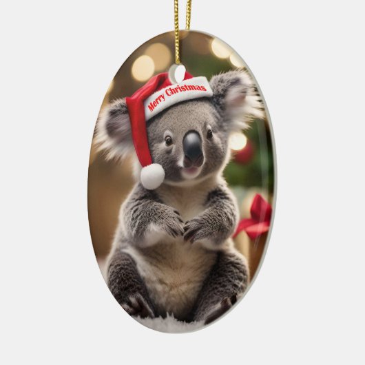 Koala Kris Kringle: Christmas Down Under Keramisch Ornament (Links)