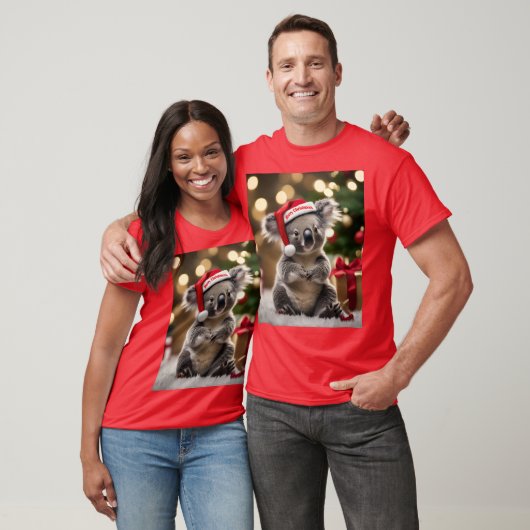 Koala Kris Kringle: Christmas Down Under T-shirt (Unisex)