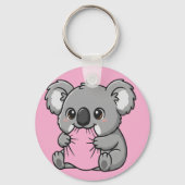 Koala kussensloop ontwerp sleutelhanger (Voorkant)