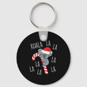 Koala La La La - Aussie Xmas Pun Funny Australian  Sleutelhanger (Voorkant)