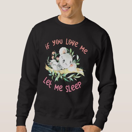 Koala Laat Me Slapen Koala T-shirt Koala (Voorkant)