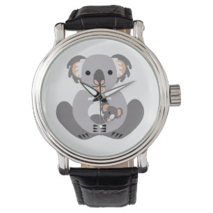 KOALA —  lederen riem Horloge