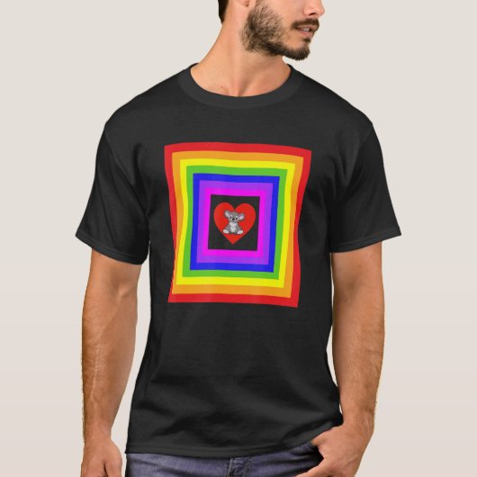 Koala Liefde Door Pandidos T-shirt (Voorkant)