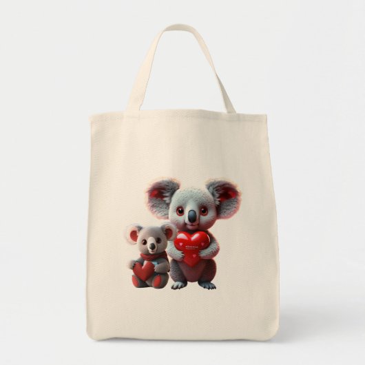 Koala Liefde: Een Band van de Natuur Tote Bag (Voorkant)