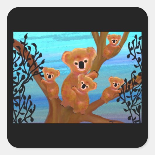 Koala Liefde Stickers (Voorkant)
