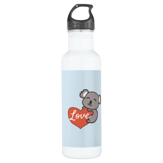Koala-liefde Waterfles (Voorkant)
