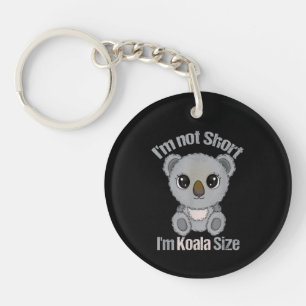 Koala Liefhebber Vrouwen Grappig Kleine Mensen Koa Sleutelhanger