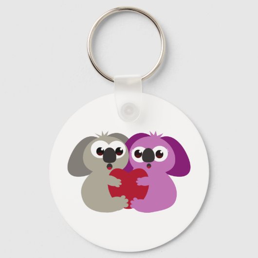 Koala Love Sleutelhanger (Voorkant)
