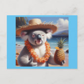Koala Luau Briefkaart (Voorkant)