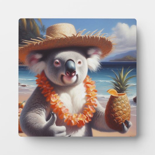 Koala Luau Fotoplaat (Voorkant)