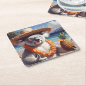 Koala Luau Kartonnen Onderzetters (Schuin)