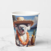 Koala Luau Papieren Bekers (Voorkant)